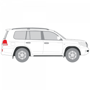 Toyota Land Cruiser 5-ovinen 120, 150 – perforoitu tummennuskalvo