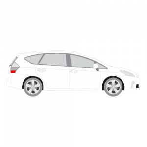 Toyota Prius + / Prius V – perforoitu tummennuskalvo