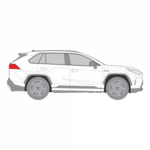 Toyota Rav4 5-ovinen – perforoitu tummennuskalvo