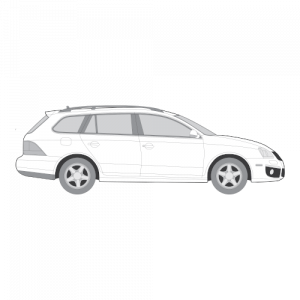 Volkswagen Jetta farmari – perforoitu tummennuskalvo