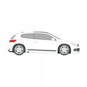 Volkswagen Scirocco – perforoitu tummennuskalvo