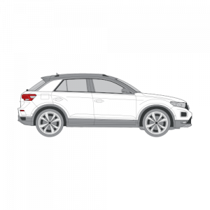 Volkswagen T-Roc – perforoitu tummennuskalvo