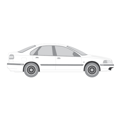 Volvo S40 sedan – perforoitu tummennuskalvo