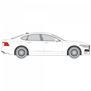 Volvo S90 sedan – perforoitu tummennuskalvo