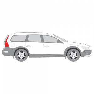 Volvo XC70 farmari – perforoitu tummennuskalvo