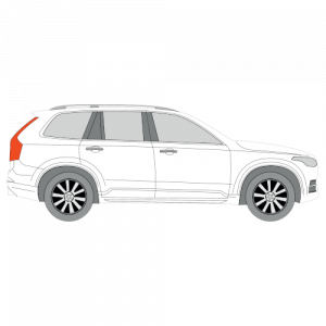 Volvo XC90 – perforoitu tummennuskalvo