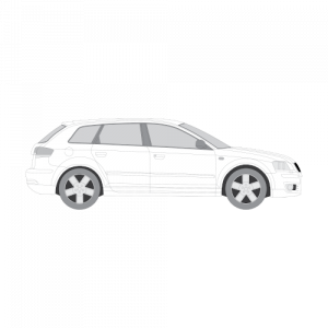 Audi A3 Sportback 5-ovinen – perforoitu tummennuskalvo