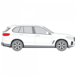 BMW X5 – perforoitu tummennuskalvo