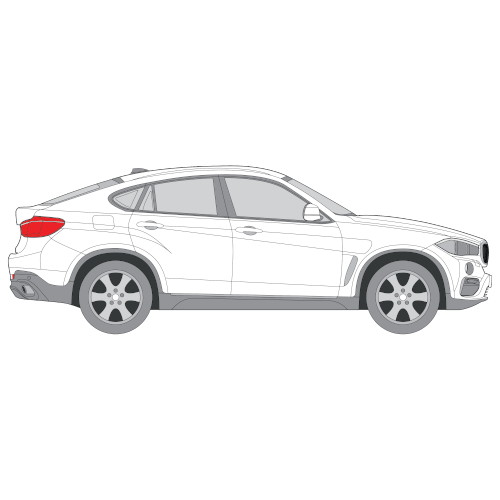 BMW X6 – perforoitu tummennuskalvo
